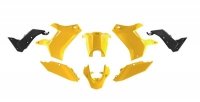 RACETECH (RTECH) KOMPLET PLASTIKÓW (BEZ PRZEDNIEGO BŁOTNIKA) T7 REVOLUTION YAMAHA TENERE 700 19-24 KOLOR ŻÓŁTY/CZARNY 
