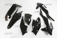 UFO KOMPLET PLASTIKÓW KTM EXC/EXC-F TPI 17-19, KOLOR CZARNY (KT518E001) 