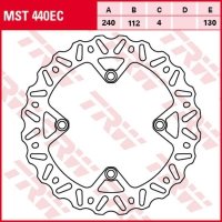 TRW ZF TARCZA HAMULCOWA TYŁ HUSQVARNA CR/WR 125, TE/TC/TXC 250, TE 310/449/511, TXC 511 11-13, TE 610 05-10, TE 630 10-12 (240X1 