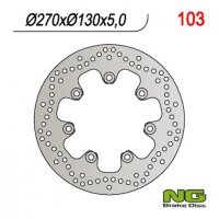 NG TARCZA HAMULCOWA PRZÓD KAWASAKI EN 500 90-93 (270X130X5) (7X10,5MM) 