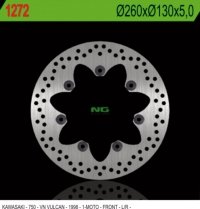 NG TARCZA HAMULCOWA PRZÓD KAWASAKI VN750 VULCAN (260X130X5MM) 7 OTWORÓW ŚR.10,5 
