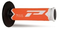 PROGRIP MANETKI PG788 OFF ROAD (22+25MM, DŁ.115MM) KOLOR BIAŁY/POMARAŃCZOWY<br />FLUO/ CZARNY (TRÓJSKŁADNIKOWE) (788-300) (PG788/16) 