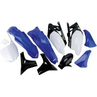 UFO KOMPLET PLASTIKÓW YAMAHA YZF 450 10 KOLOR OEM (BIAŁY/NIEBIESKI/CZ<br />ARNY) (YA309E999) 