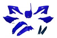 UFO KOMPLET PLASTIKÓW (FULL KIT) Z OSŁONAMI TELESKOPÓW (AMORTYZATORÓW) YAMAHA YZ 125 / 250 22-24 KOLOR OEM NIEBIESKI GRANATOWY 