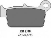 Delta Braking KAWASAKI 450 KXF	(06-13) klocki hamulcowe tył 