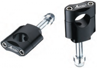 Accel mocowanie kierownicy 28,6mm wysokość 45mm ze śrubą M12 - czarny 