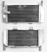 Chłodnica aluminiowa OVERSIZED Honda CRF250R (04-09 - lewa 