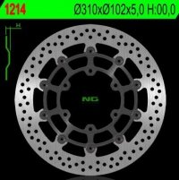 NG Tarcza hamulcowa przednia SUZUKI GSX-R 1000 (09-16) 310x102x5,0 