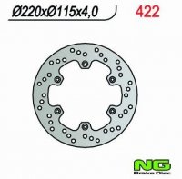 Tarcza hamulcowa tylna YAMAHA YZ 250 (88-96) 
