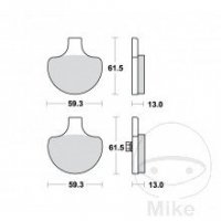 TRW klocki hamulcowe przód HARLEY-DAVIDSON Softail Springer Classic 1450 (05-06) 