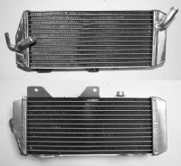 Chłodnica aluminiowa OVERSIZED Kawasaki KLX 450R '08-09 - lewa 