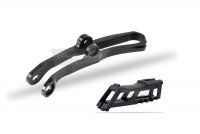 POLISPORT PROWADNICA I ŚLIZG ŁAŃCUCHA (KOMPLET) KTM SX 85 '03-'14 KOLOR CZARNY 
