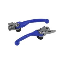 POLISPORT ZESTAW DŹWIGNIA SPRZĘGŁA I HAMULCA YAMAHA YZ 125/250 '15-'22; YZ 250F '09-'22; YZ 450F '09-'22 KOLOR NIEBIESKI 