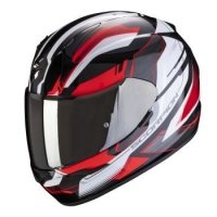 SCORPION KASK MOTOCYKLOWY EXO-390 BOOST Black White Red 