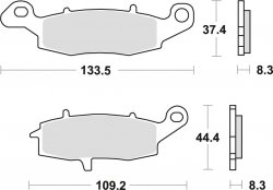  TRW klocki hamulcowe przód Suzuki GSF 600 S Bandit ( 00-04)