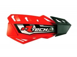 Racetech osłony rąk FLX cross/enduro z mocowaniami czerwony