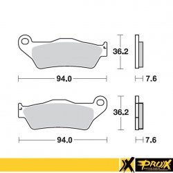 PROX  klocki hamulcowe tył Moto Guzzi Norge GT 8V ABS 1200 (11-17)