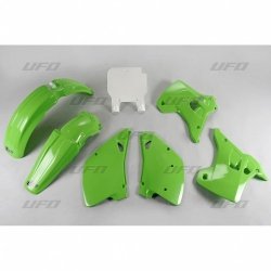 UFO KOMPLET PLASTIKÓW KAWASAKI KX 125 90 - '92 KOLOR OEM