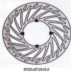 Tarcza hamulcowa przednia Husqvarna WR 250 (00-06-) 