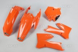 UFO KOMPLET PLASTIKÓW KTM 85 '06-'12 KOLOR OEM (POMARAŃCZOWY)