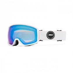 GOGLE SNOWBOARDOWE IMX PEAK WHITE MATT/WHITE - SZYBA PODWÓJNA BLUE IRRIDIUM + BROWN OS