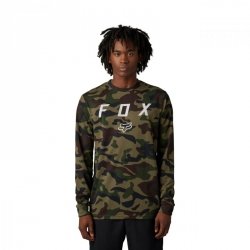 KOSZULKA Z DŁUGIM RĘKAWEM FOX VZNS TECH GREEN CAMO L