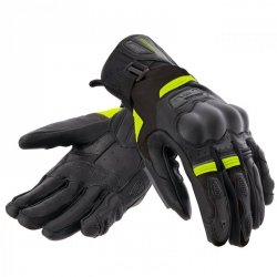 RĘKAWICE SKÓRZANE REBELHORN RANGE BLACK/ANTHRACITE/FLUO YELLOW S