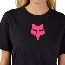 T-SHIRT FOX LADY FOX HEAD BLACK/PINK M