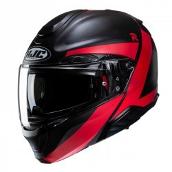 KASK HJC RPHA91 ABBES BLACK/RED XL