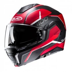 KASK HJC I100 LORIX BLACK/RED L