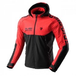 KURTKA MOTOCYKLOWA TEKSTYLNA REBELHORN SLASH SPIDER BLACK RED SOFTSHELL M
