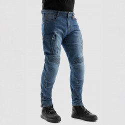 SPODNIE JEANS REBELHORN VANDAL MONOLAYER WASHED BLUE W32L34