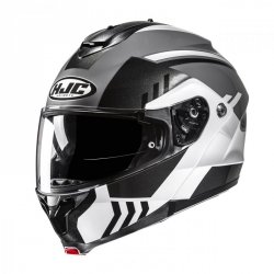 KASK MOTOCYKLOWY HJC C91N KAON BLACK WHITE XL