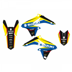 BLACKBIRD KOMPLET NAKLEJEK (OKLEIN) SUZUKI RMZ 250 (10-18) Dream4