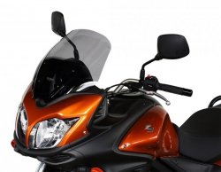 Szyba motocyklowa MRA SUZUKI DL 650 V-STROM /XT, C7, 2011-2016, forma T, przyciemniana