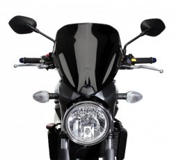 Szyba motocyklowa MRA SUZUKI SV 650, WCX0 / WCX1, 2016-, forma NSN, przyciemniana