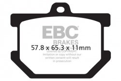 Klocki hamulcowe EBC FA034V V-PAD (kpl. na 1 tarcze)
