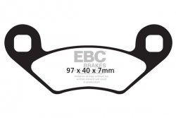 Klocki hamulcowe EBC FA159R (kpl. na 1 tarcze) (odpowiednik PROX 37.206402)
