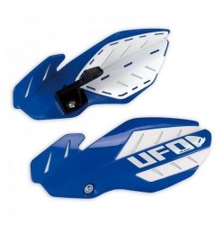 UFO OSŁONY RĄK (HANDBARY) FLAME YAMAHA YZF 250/450 '14-'21 KOLOR NIEBIESKI/BIAŁY (Z MOCOWANIAMI)