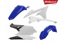 POLISPORT KOMPLET PLASTIKÓW YAMAHA WRF 250 '15-'19; WRF 450 '16-'18 KOLOR OEM