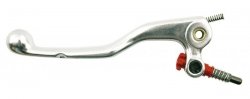 V PARTS (VICMA) DŹWIGNIA SPRZĘGŁA KTM SX/EXC 04-07 SWM 300/ 500 ZE SPRĘŻYNKĄ I ŚRUBĄ REGULACYJNĄ (KRÓTKA), KOLOR SREBRNY (DSKT03