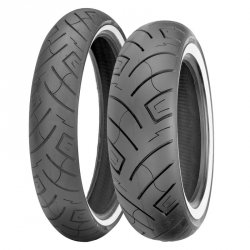 SHINKO OPONA 130/90B16 777 73H TL REINF WW TYŁ BIAŁY BOK (SZEROKI PAS) DOT 16-52/2024
