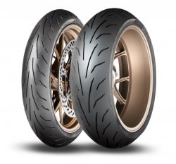DUNLOP KOMPLET OPON (637484/23) 120/70ZR17 SPMAX QUALIFIER CORE (58W) TL PRZÓD DOT 2023 + (637485/23) 180/55ZR17 SPMAX QUALIFIER