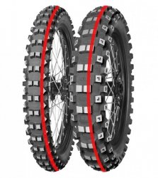 MITAS OPONA 90/90-14 TERRA FORCE-MX MH PITCROSS MEDIUM HARD (CZERWONY PASEK) TT 46M NHS PRZÓD DOT 2024 (DOT:XJDC/TTDC/TCDC/TJDC/