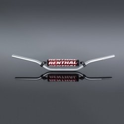RENTHAL KIEROWNICA 7/8 CALA (22MM) MX HANDLEBAR SILVER CR MID PADDED KOLOR SREBRNY Z GĄBKĄ