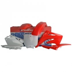POLISPORT KOMPLET PLASTIKÓW HONDA CR 85R 03-07 KOLOR OEM CZERWONY BIAŁY