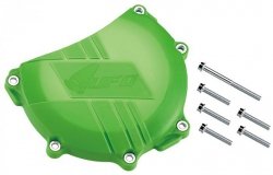 UFO OSŁONA POKRYWY SPRZĘGŁA KAWASAKI KXF 450 16-17, KOLOR ZIELONY