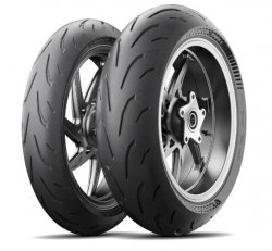 MICHELIN KOMPLET OPON (CAI988009/25) 120/70ZR17 POWER 6 (58W) M/C TL PRZÓD DOT 2025 + (CAI946862/24) 200/55ZR17 POWER 6 (78W) M/