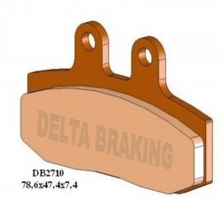 DELTA BRAKING KLOCKI HAMULCOWE KH113 / KH256 PRZÓD APRILIA RED ROSE 125 87-94, ATLANTIC 500 02-04, SPORTCITY 125 04-12, GILERA D