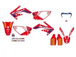 BLACKBIRD KOMPLET NAKLEJEK (OKLEIN) HONDA CRF 250R 04-09, CRF 250X 04-21 REPLICA TEAM HRC 23